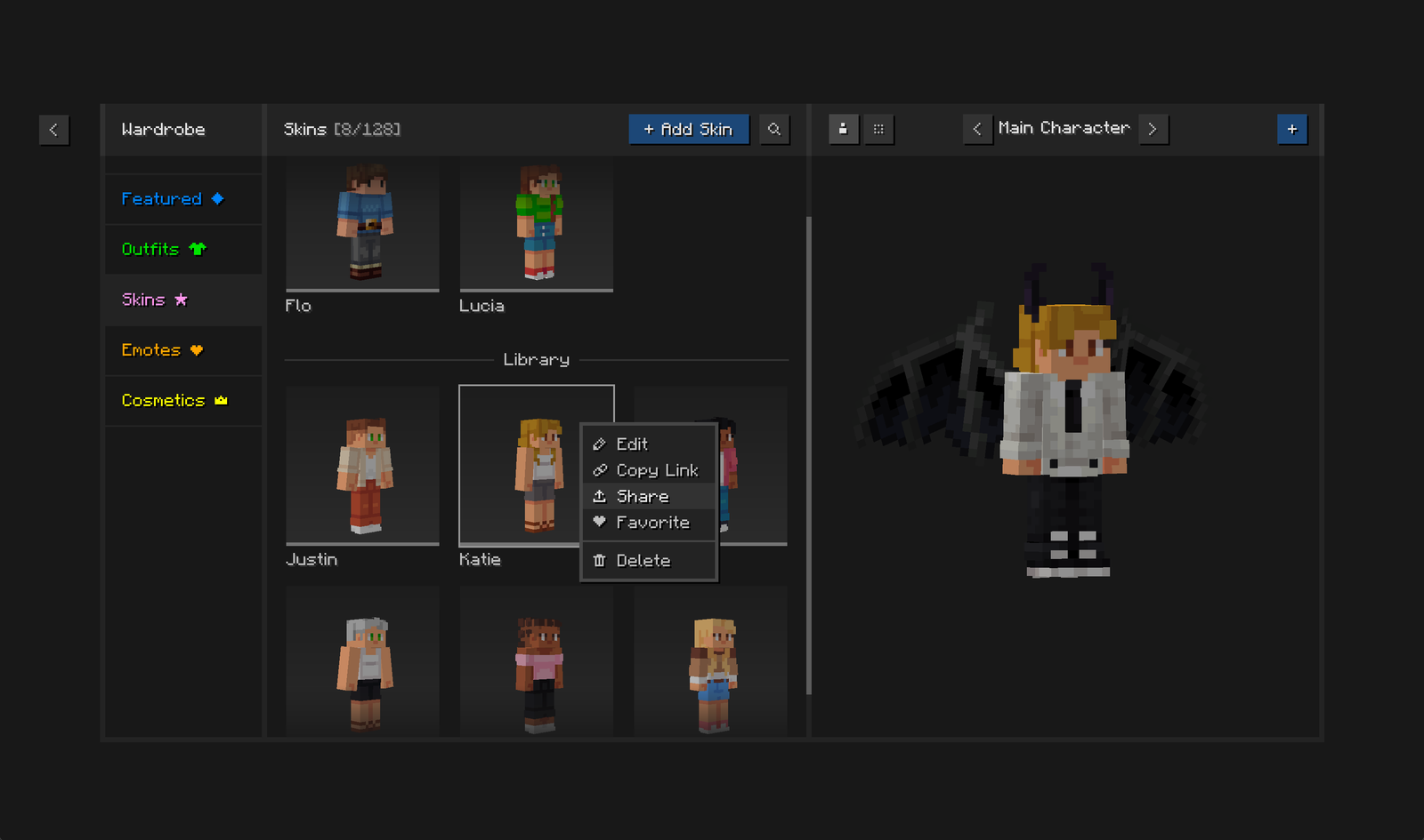Share Minecraft skins with friends using Essential Mod