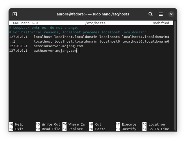 Edit hosts file content