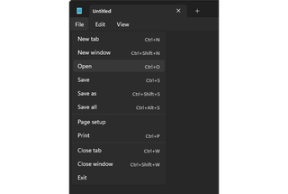 Open hosts file