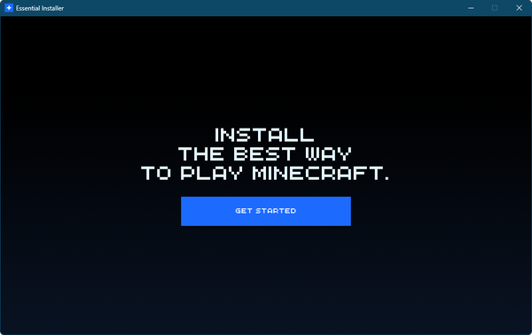 Get started with the Essential Installer